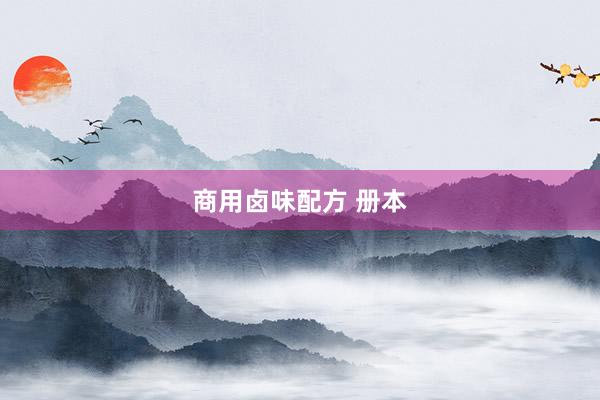 商用卤味配方 册本