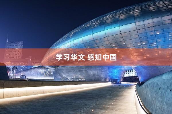 学习华文 感知中国